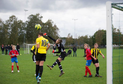 i matchen för pojkar födda 2005 mellan IFK Hässleholm