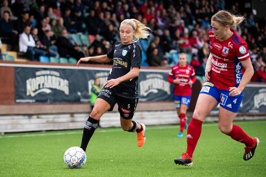 Göteborgs Emma Koivisto och Vittsjös Catherine Bott