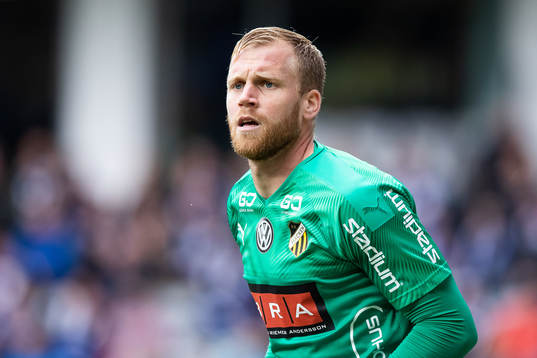 Häckens målvakt Peter Abrahamsson