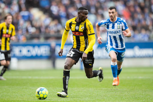 Häckens Godswill Ekpolo och IFK Göteborgs Giorgi