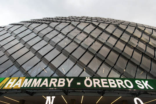 Exteriör av Tele2 Arena