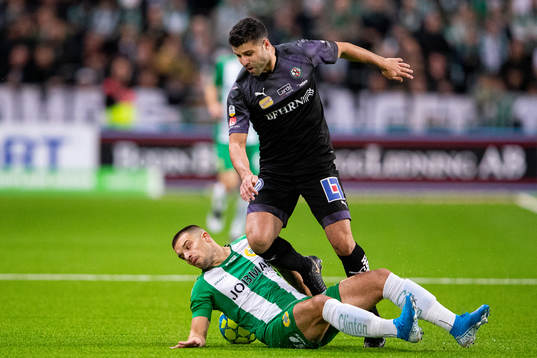 Örebros Yaser Kasım och Hammarbys Vladimir Rodic