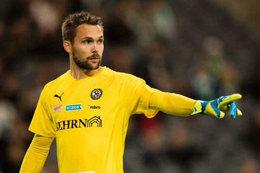 Örebros målvakt Oscar Jansson