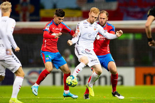 Helsingborgs Armin Gigovic och Andreas Granqvist