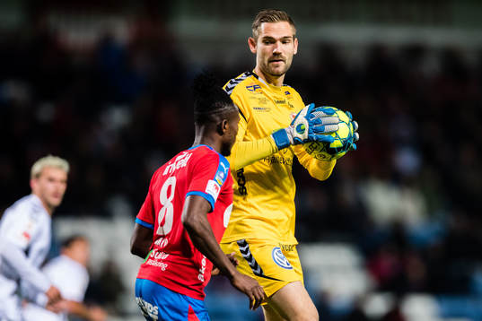 Kalmars målvakt Lucas Hägg-Johansson