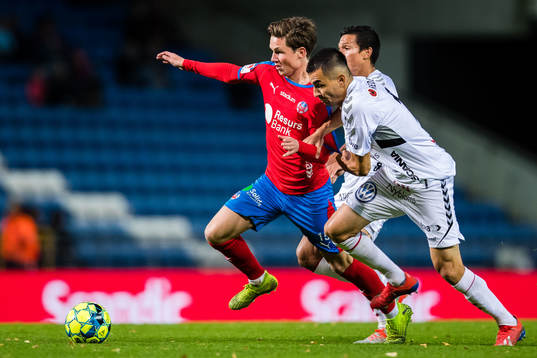 Helsingborgs Max Svensson och Kalmars Emin Nouri