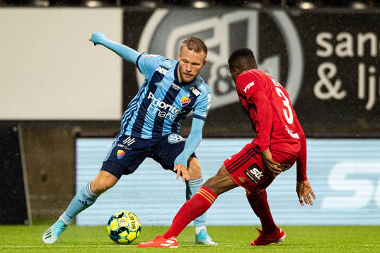 Djurgårdens Jonathan Ring och Östersunds Kalpi Wilfried