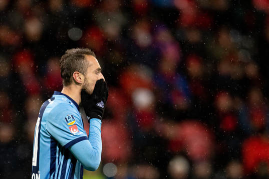 Djurgårdens Emir Kujovic deppar