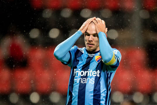 Djurgårdens Marcus Danielson deppar