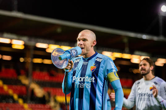 Djurgårdens Marcus Danielson jublar