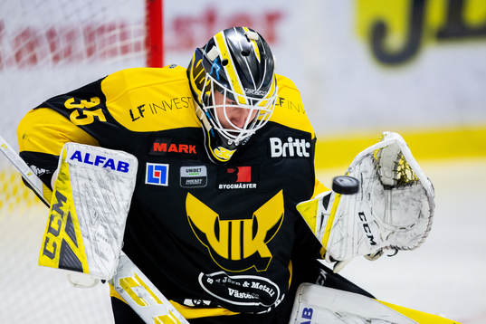 Västerås målvakt Emil Kruse