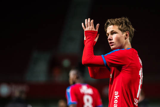 Helsingborgs Max Svensson jublar