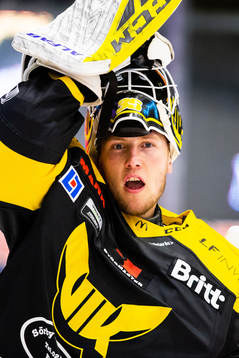 Västerås målvakt Emil Kruse