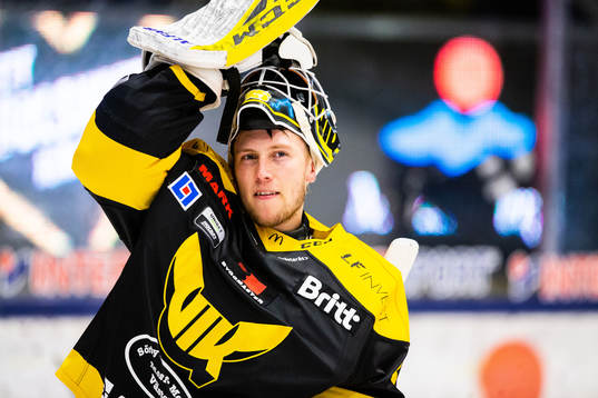 Västerås målvakt Emil Kruse