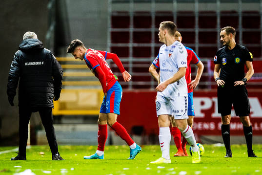Helsingborgs Armin Gigovic har ont