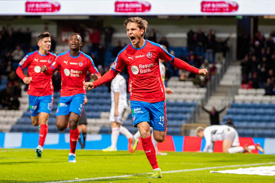 Helsingborgs Max Svensson jublar