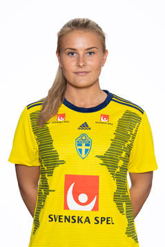 Amanda Nildén i U23-landslaget