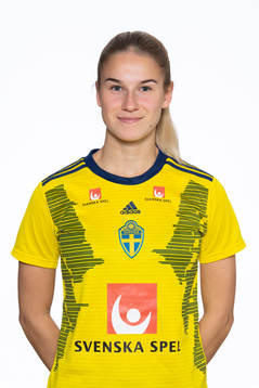 Linnea Selberg i U23-landslaget