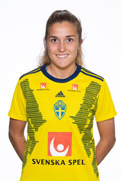 Filippa Angeldal i U23-landslaget