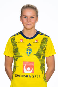 Nellie Lilja i U23-landslaget