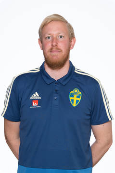Sebastian Borg, matchanalytiker i U23-landslaget