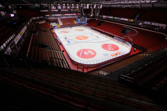 Interiör av Monitor ERP Arena
