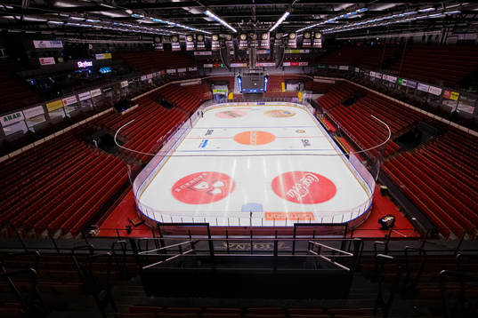 Interiör av Monitor ERP Arena