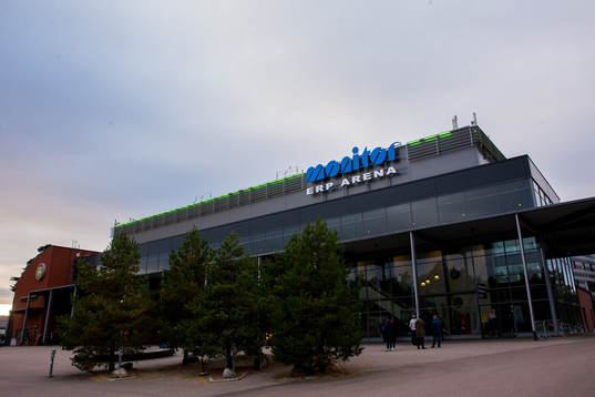 Exteriör av Monitor ERP Arena