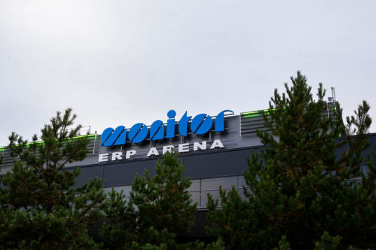 Exteriör av Monitor ERP Arena