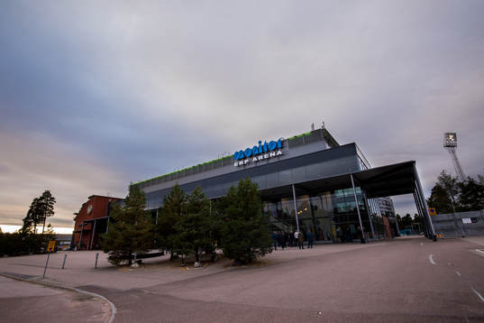 Exteriör av Monitor ERP Arena