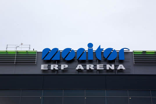 Exteriör av Monitor ERP Arena