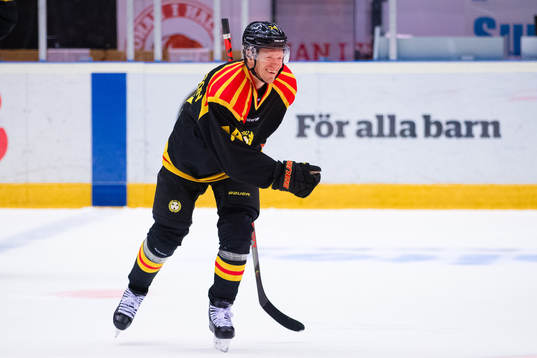 Brynäs Nicklas Danielsson jublar