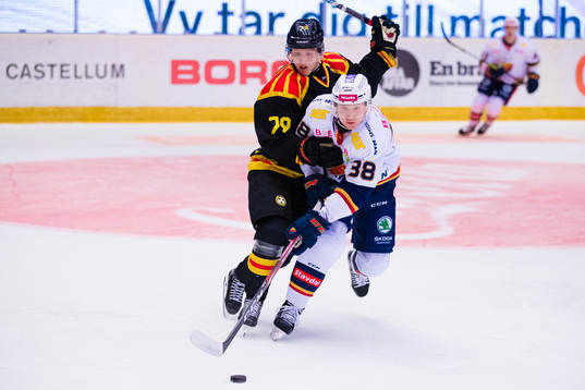 Brynäs Daniel Mannberg och Djurgårdens Olle Alsing