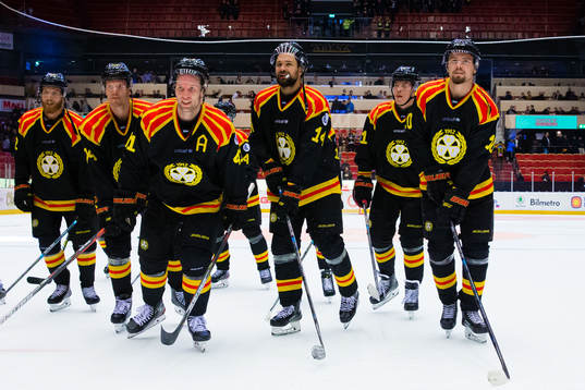 Brynäs Nicklas Danielsson, Greg Scott, Johan Alcén och