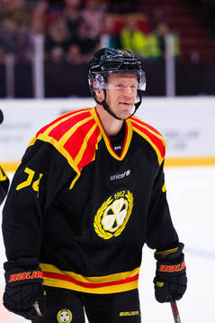 Brynäs Nicklas Danielsson jublar