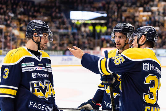 s Markus Lauridsen, Nils Andersson och Anthony Camara