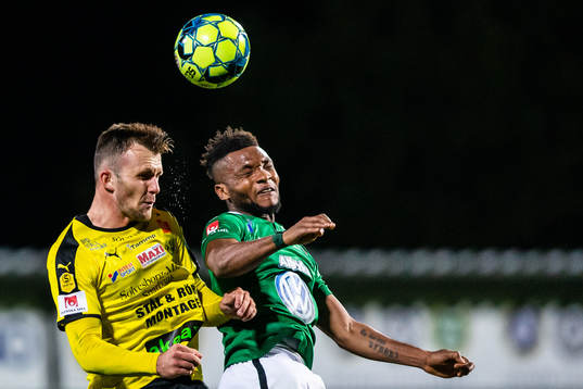 Mjällbys Adi Terzic och Jönköpings Enock Kwakwa