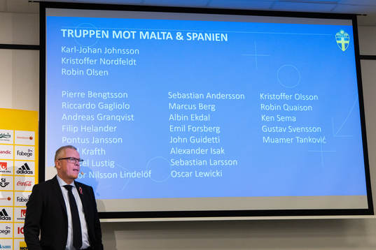 Head coach Janne Andersson of Sweden