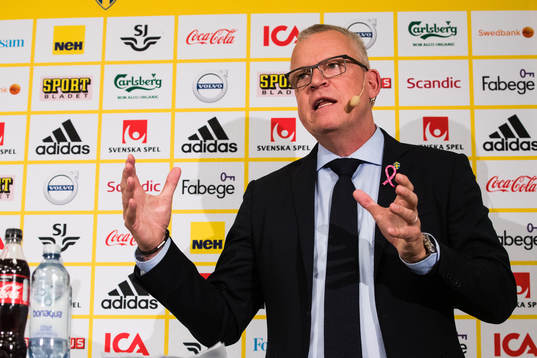 Head coach Janne Andersson of Sweden