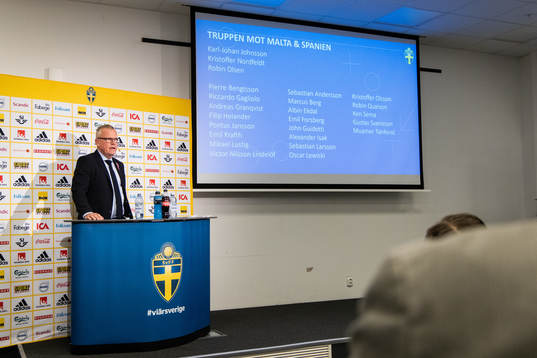 Head coach Janne Andersson of Sweden