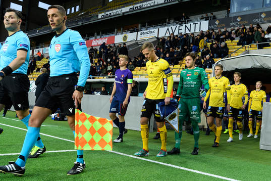 under fotbollsmatchen i UEFA youth league mellan Elfsborg
