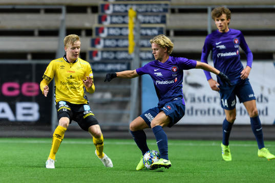 Elfsborgs Kevin Liitmatainen och Midtjyllands Tobias