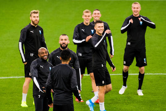 Fouad Bachirou, Guillermo Molins of Malmö FF