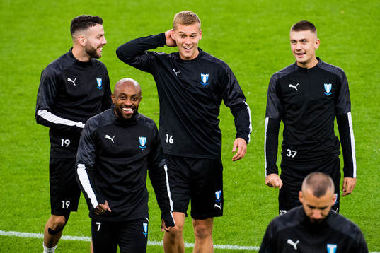 Erdal Rakip, Felix Beijmo, Tim Prica and Fouad Bachirou of