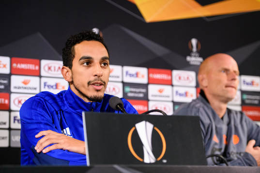 Carlos Zeca and Ståle Solbakken, head coach of FC