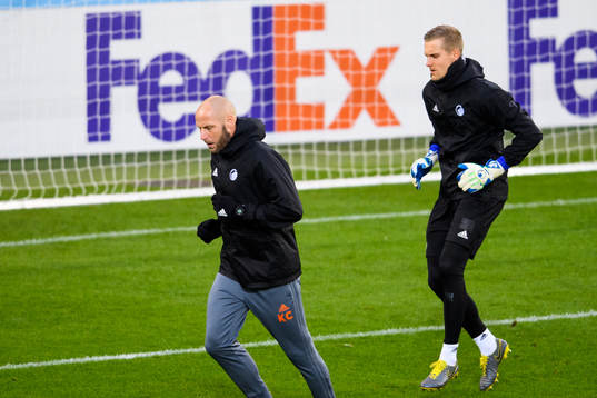 Goalkeeper Karl-Johan Johnsson of FC Köpenhamn