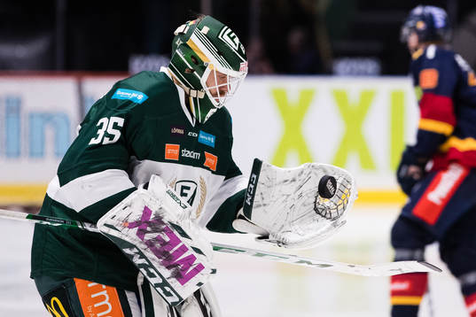 Färjestads målvakt Markus Svensson