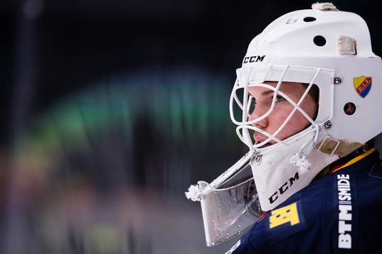 Djurgårdens målvakt Lucas Rheyneuclaudes