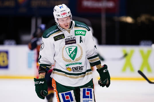 Färjestads Johan Ryno deppar
