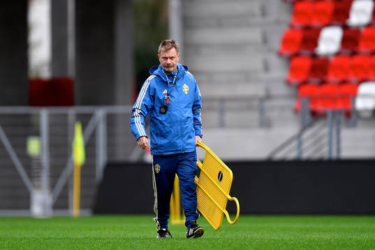 Peter Gerhardsson, head coach of Sweden